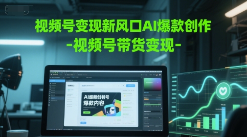 视频号变现新风口AI爆款创作-视频号带货变现 - 奉壹网创-奉壹网创
