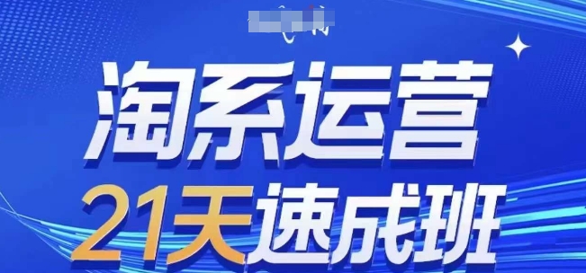 淘系运营21天速成班(更新25年7月)，0基础轻松搞定淘系运营，不做假把式 - 奉壹网创-奉壹网创