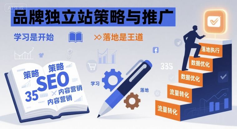 品牌独立站策略与推广，学习是开始，落地是王道 - 奉壹网创-奉壹网创