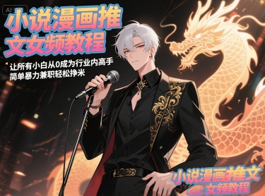 小说漫画推文女频教程，让所有小白从0成为行业内高手，简单暴力兼职轻松挣米 - 奉壹网创-奉壹网创