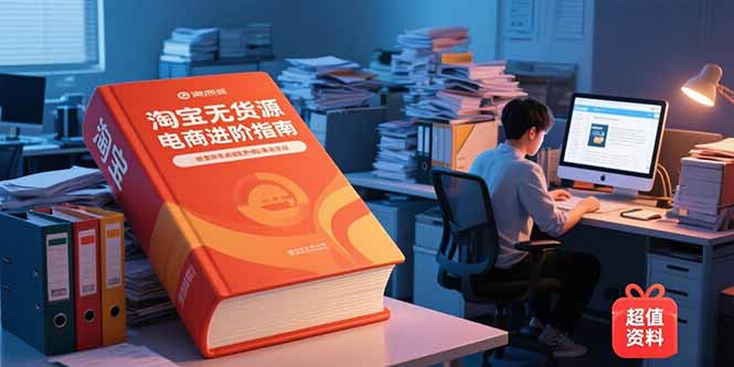 淘宝无货源电商进阶指南，包含新人课、进阶课，配套资料，蓝海选品等 - 奉壹网创-奉壹网创