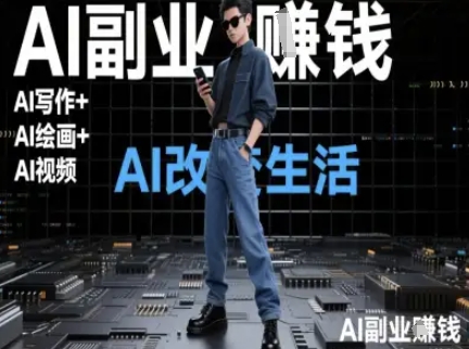 AI改变生活(Ai写作+AI绘画+Ai视频)，AI副业挣钱 - 奉壹网创-奉壹网创