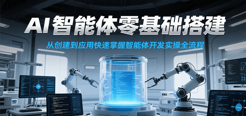 AI智能体零基础搭建实操课，从创建到应用快速掌握智能体开发全流程！ - 奉壹网创-奉壹网创