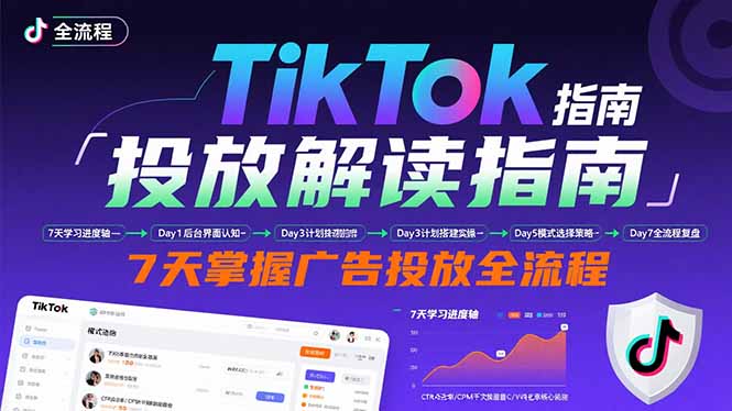 TikTok投放解读指南：后台操作/计划建立/模式选择，7天掌握广告投放全流程 - 奉壹网创-奉壹网创