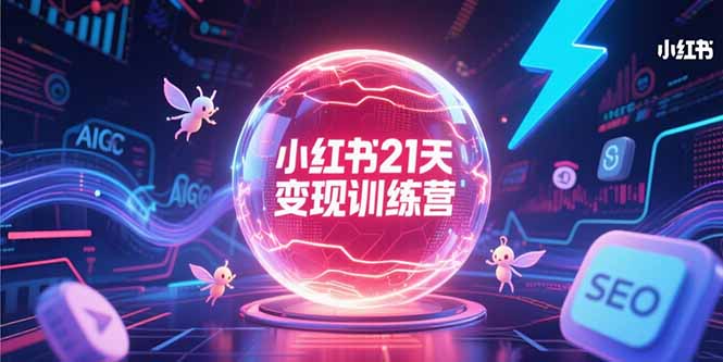 小红书21天变现训练营，AIGC工具高效应用，SEO优化核心技巧 - 奉壹网创-奉壹网创